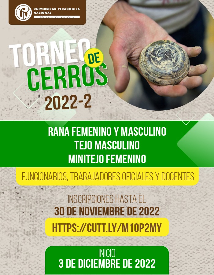 Inscríbete en el Torneo de Cerros 2022-2